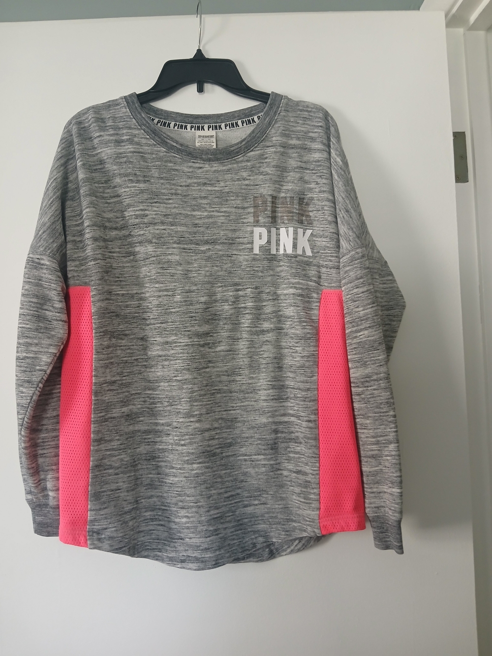 Victoria's Secret PINK Gray Heather Crew Sweatshirt